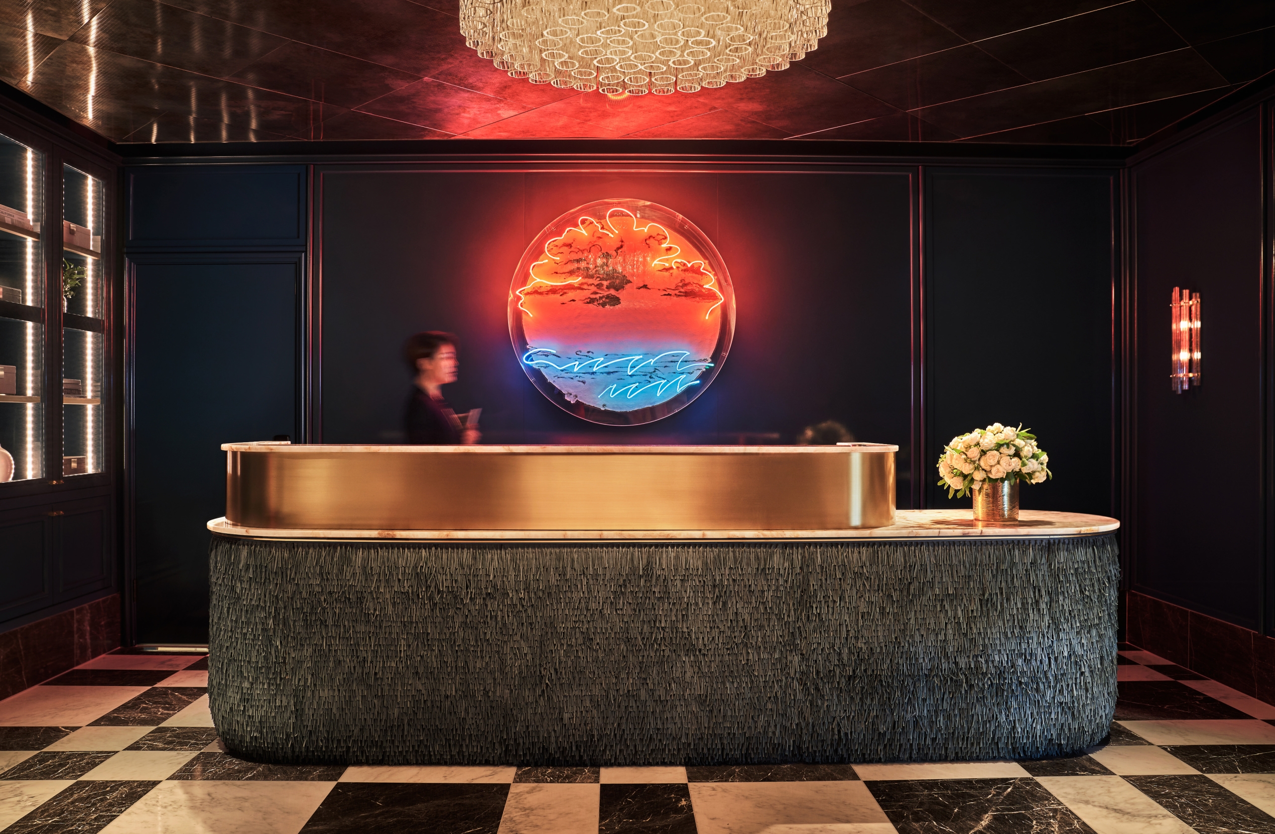 The front desk at The Sun Rose