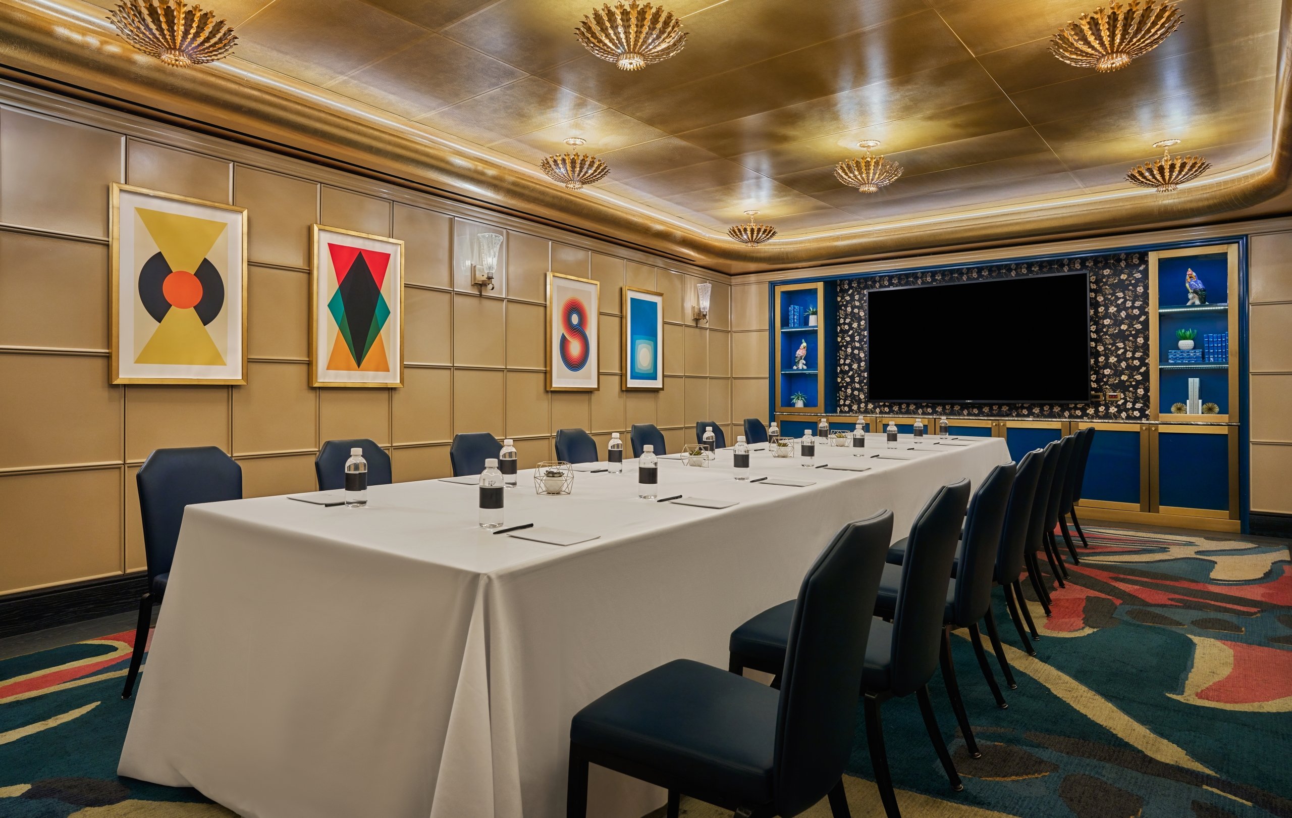 The Boardroom at the Sun Rose Hotel.