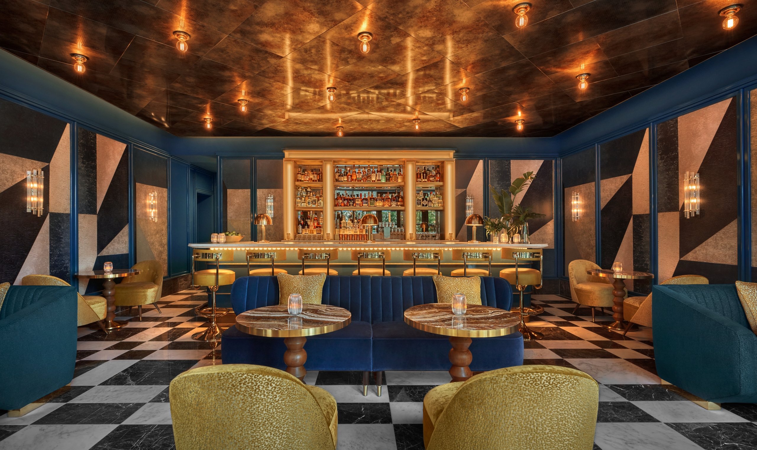 The Bar dining area at The Sun Rose