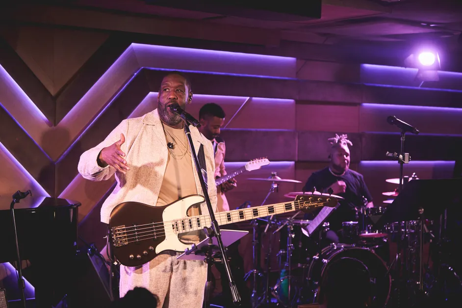 Adam Blackstone performing 